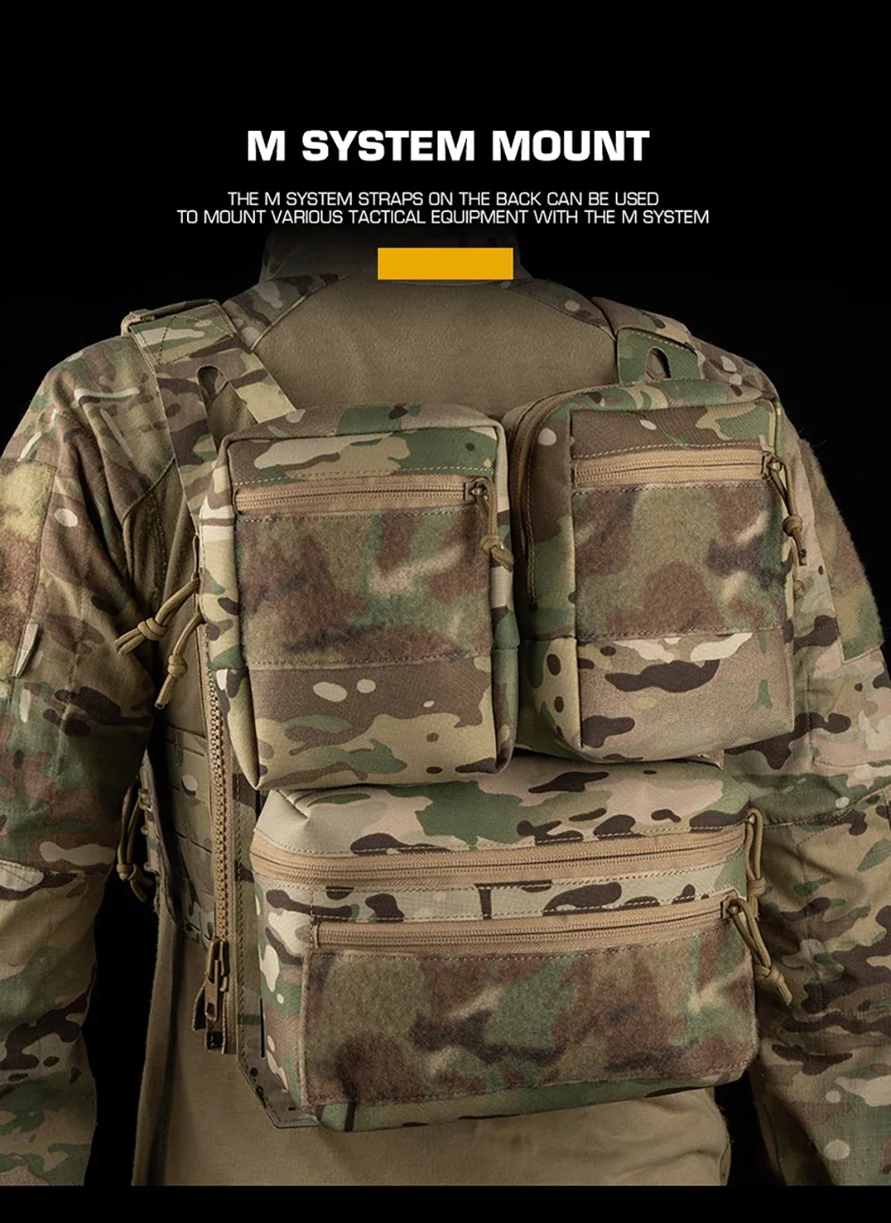 Vista general de la bolsa multifuncional