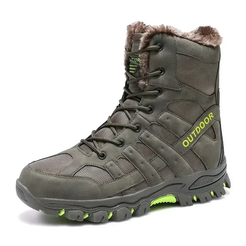 Botas tácticas invierno hombre – Felpa térmica outdoor militar - imagen 2