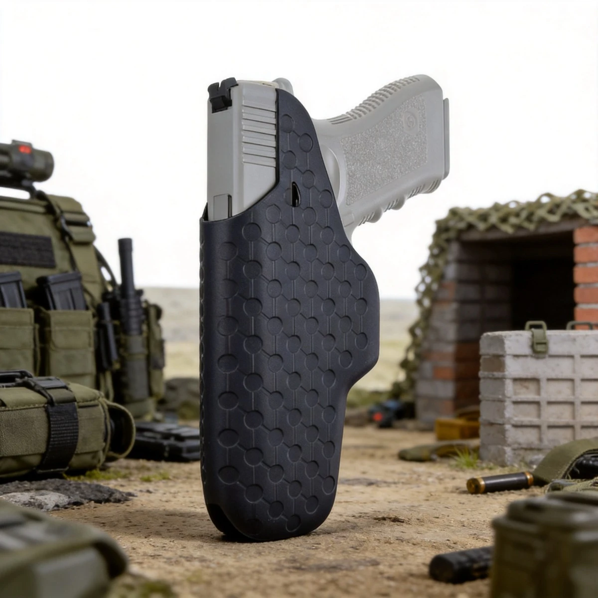 Funda táctica pistola IWB extracción rápida Glock mano derecha - imagen 2