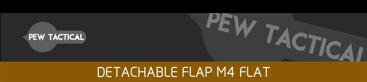 Vista frontal del flap desmontable en posición instalada