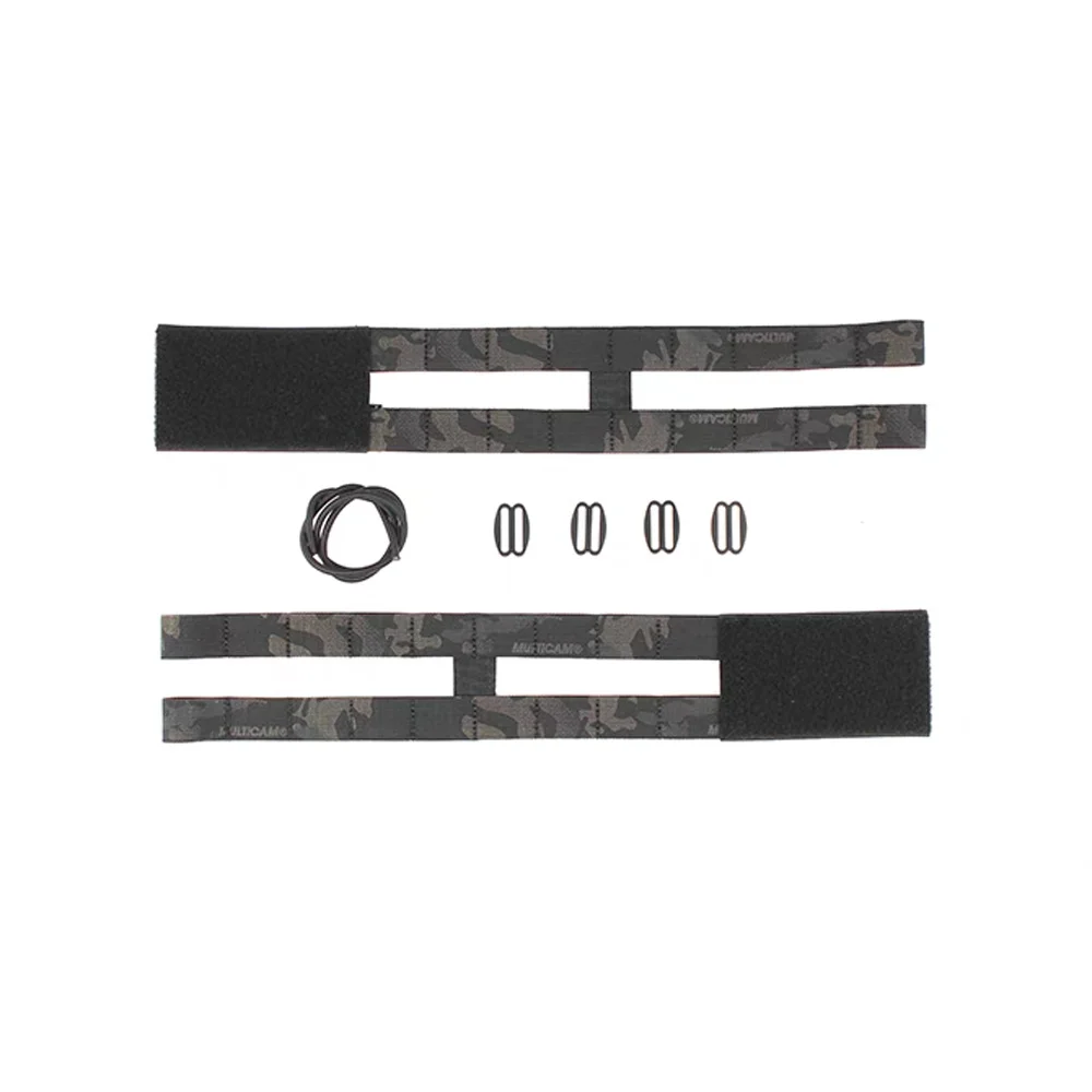 Vista frontal del chaleco lateral AVS con sistema MOLLE