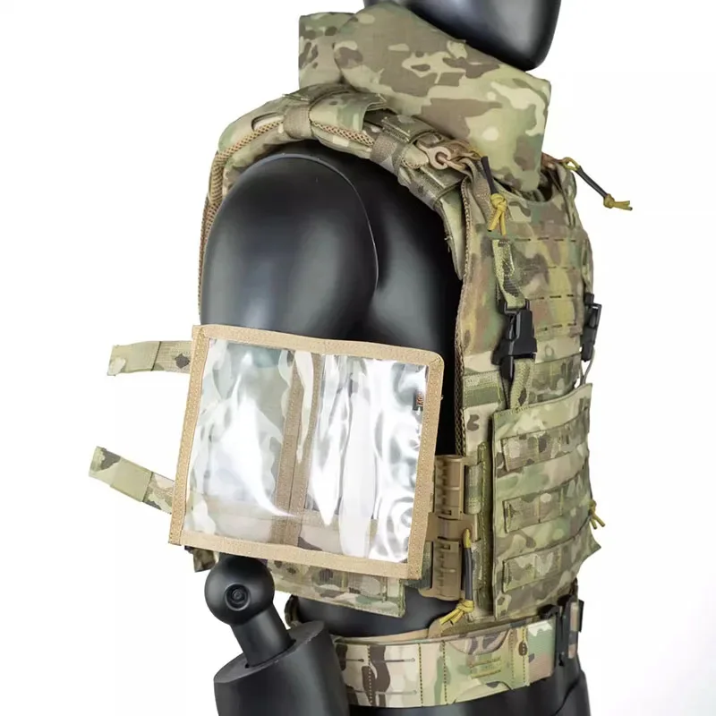 Protector de cuello táctico ajustable para caza y tiro - imagen 5