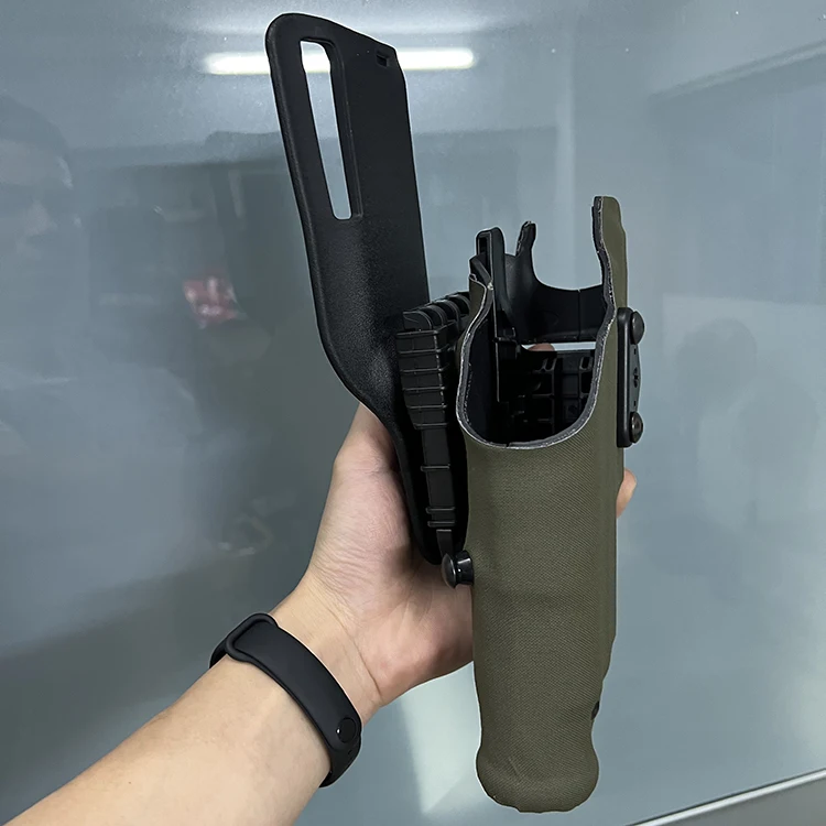 Funda táctica de pistola P320 liberación rápida mano derecha