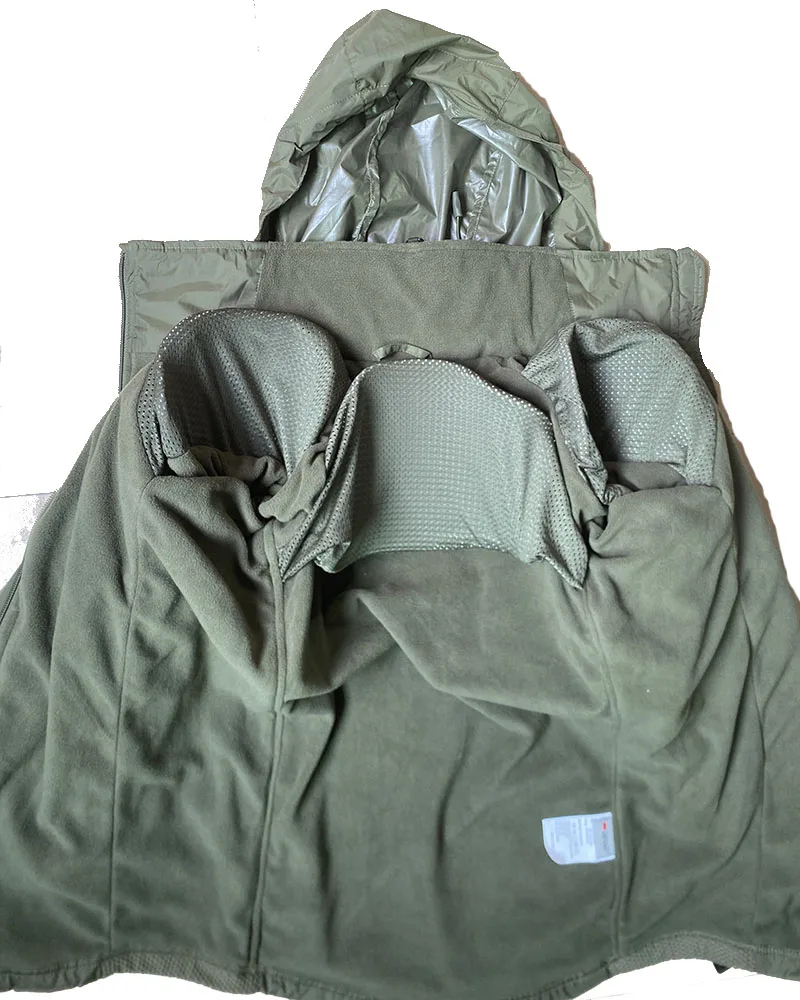 Chaqueta táctica hombre ultraligera concha suave verde oliva RG - imagen 5