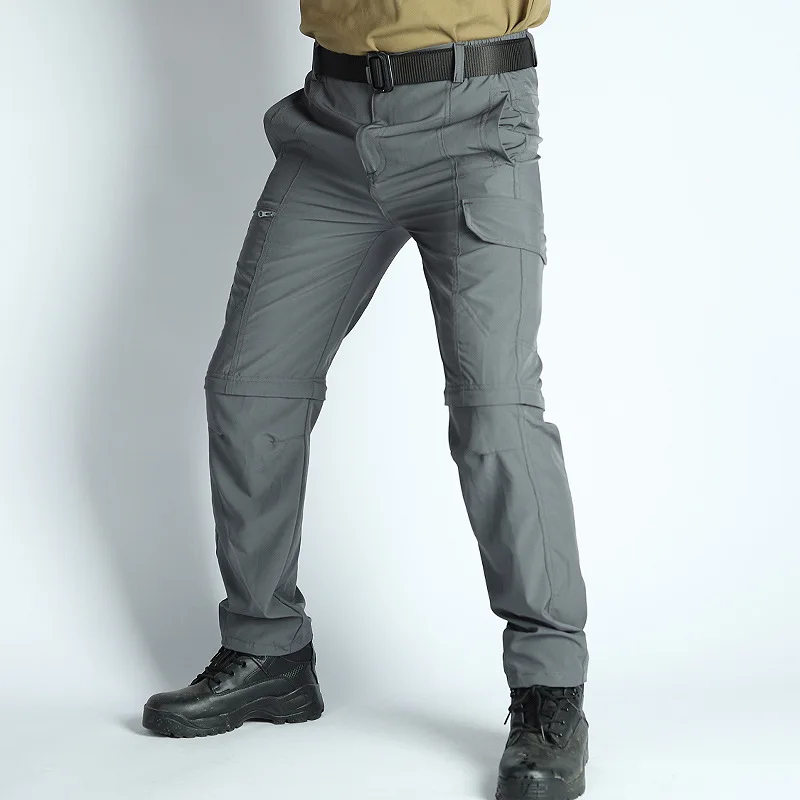 Pantalones senderismo desmontables impermeables secado rápido ligero - imagen 4