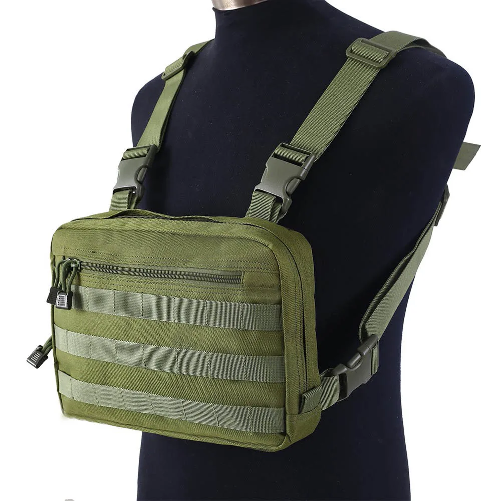 Mochila Pecho Táctica Modular Alta Resistencia – Militar - imagen 5