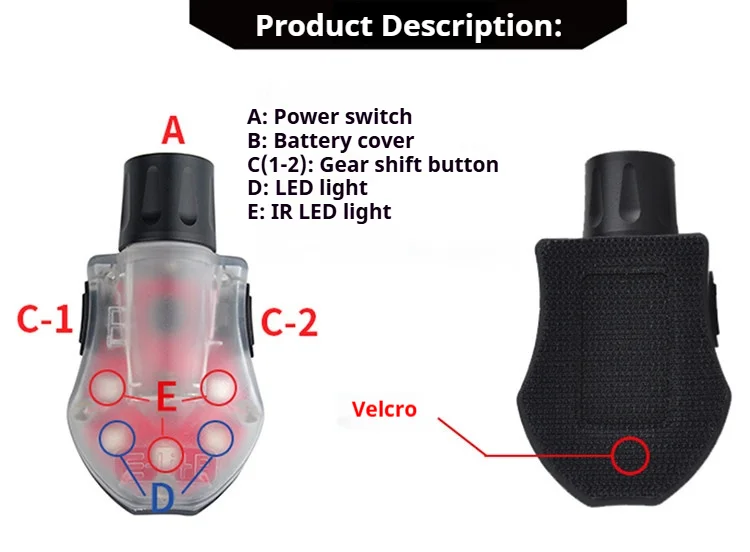 Modos de iluminación y selector de colores