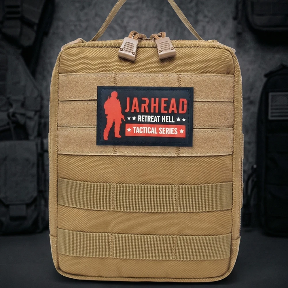 Bolsa médica táctica MOLLE de primeros auxilios EDC nailon impermeable