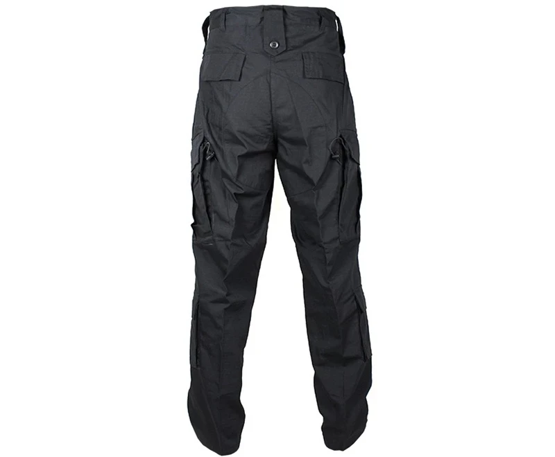 Uniforme táctico BDU negro para hombre - camisa y pantalón de combate - imagen 4
