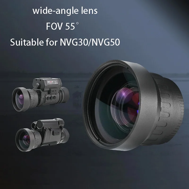 Lente auxiliar gran angular para monocular visión nocturna táctica - imagen 3