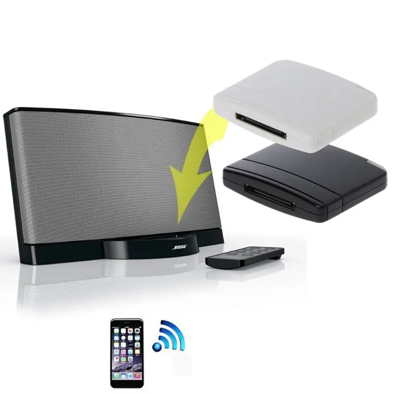 Receptor Bluetooth conectado a dock de iPod