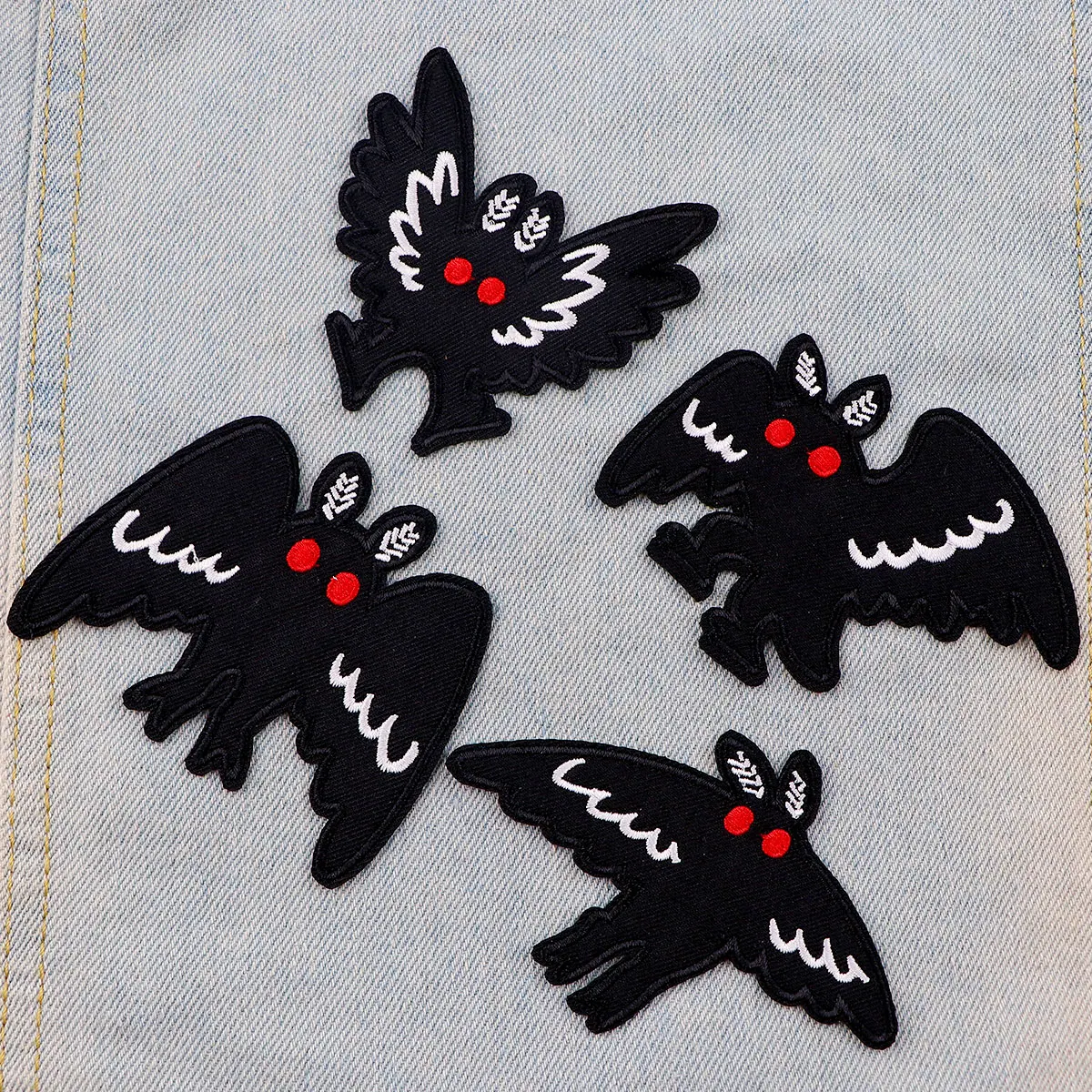 Parche termoadhesivo negro estilo punk para chaqueta táctica - imagen 4