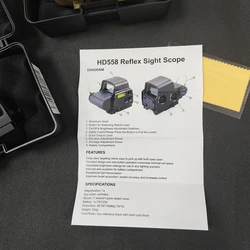 Mira holográfica EOTech 558 rojo/verde con montura rápida Picatinny