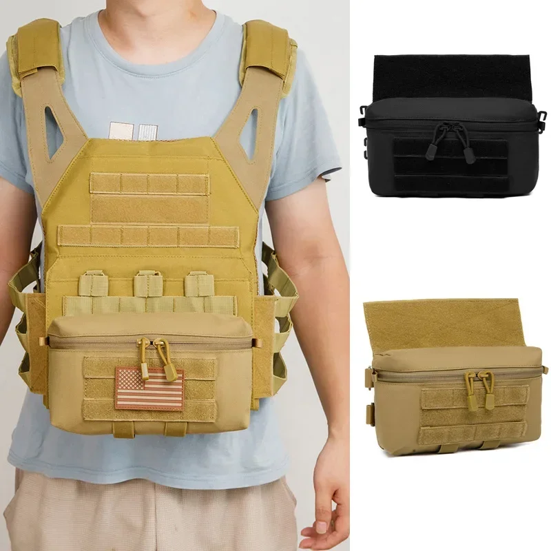 Chaleco táctico modular MOLLE con bolsa abdominal – Compatible JPC CPC - imagen 5