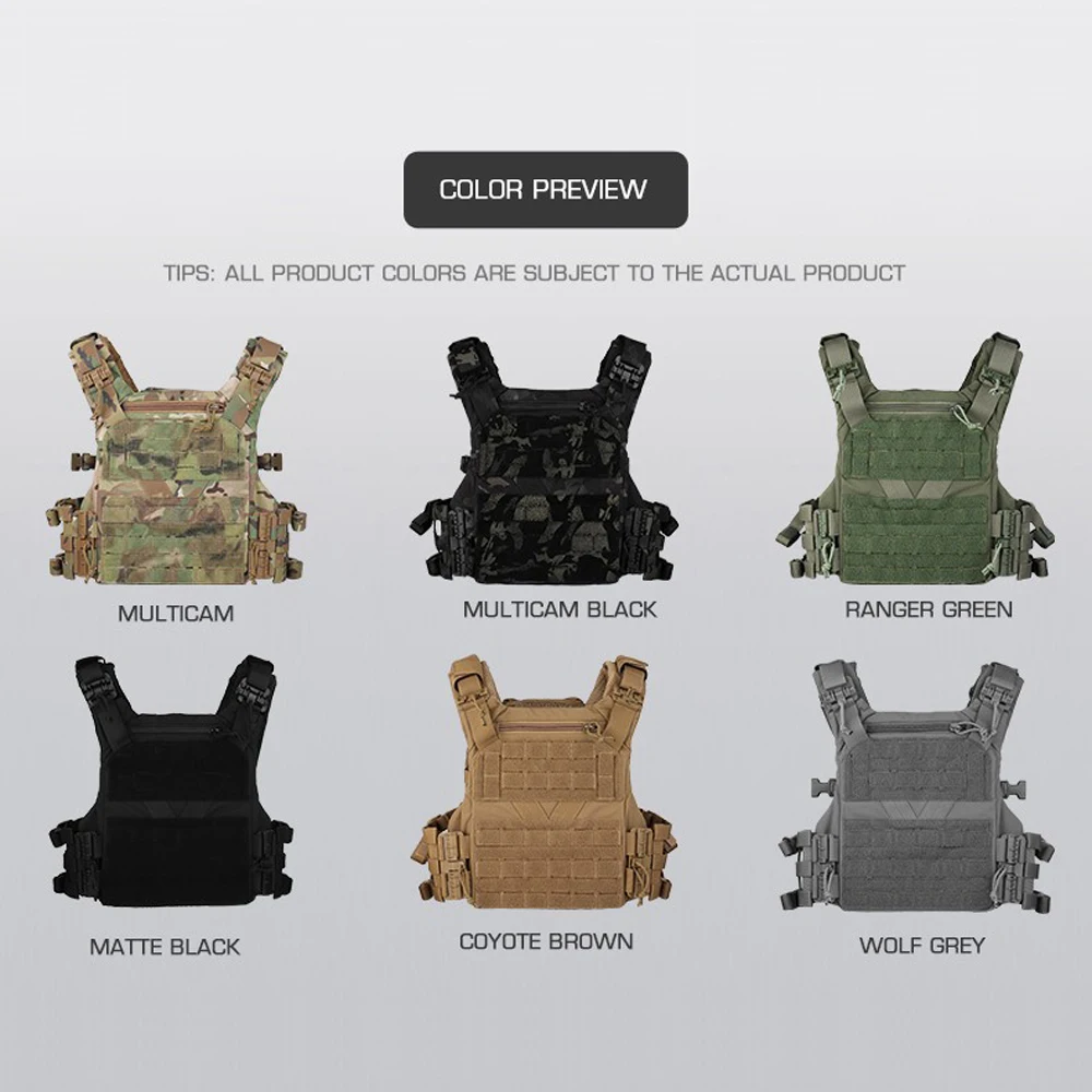 Portaplacas liberación rápida camuflaje verde para airsoft - imagen 2