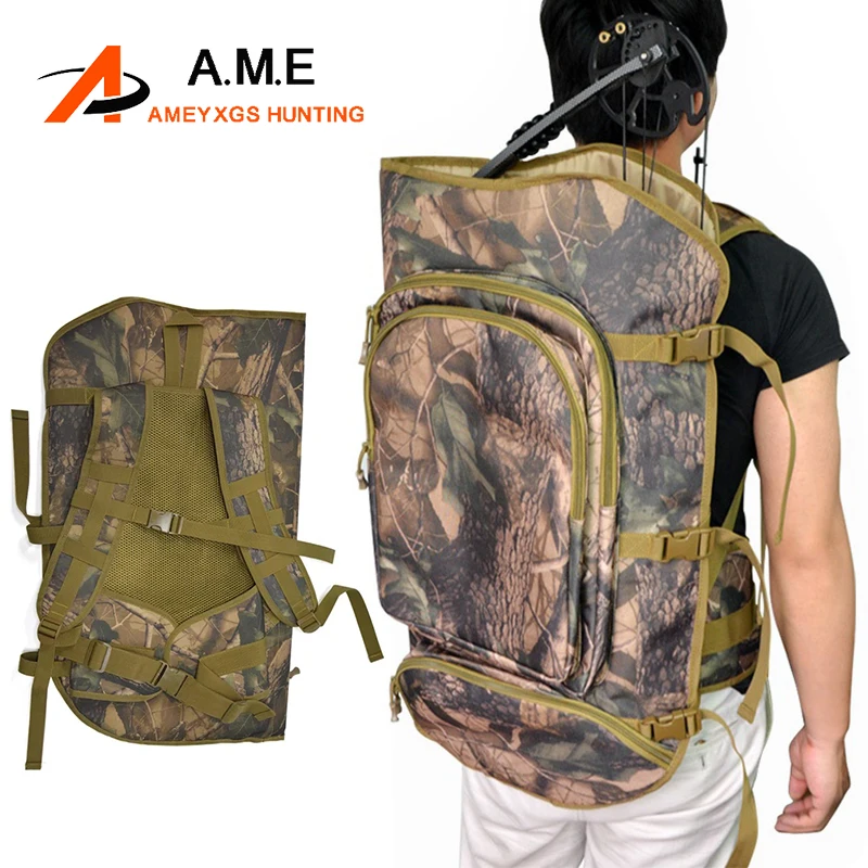 Funda de arco compuesto camuflaje – Mochila táctica para caza y tiro - imagen 5