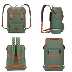 Bolsa lona tourbon bicicleta portabicicletas convertible mochila urbana