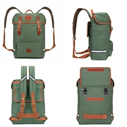 Bolsa lona tourbon bicicleta portabicicletas convertible mochila urbana