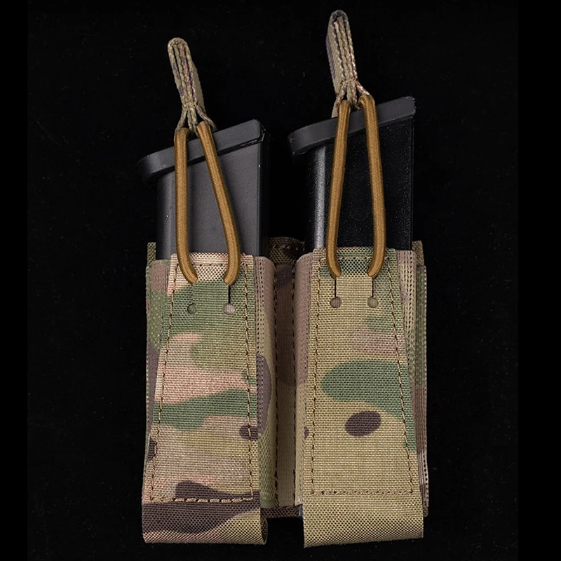 Porta Cargadores MOLLE táctica para pistola 9mm, doble o individual - imagen 2