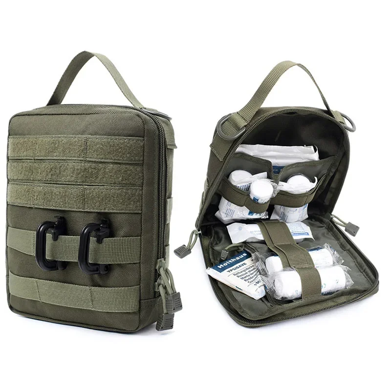 Bolsa táctica MOLLE botiquín primeros auxilios EDC emergencia