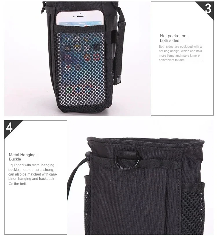Bolsa portamuniciones táctica MOLLE con cordón para cinturón - imagen 5