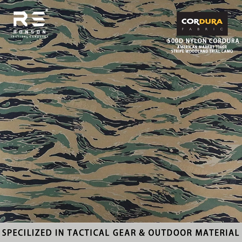 Mochila táctica Cordura MARPAT Tiger Stripe impermeable PU