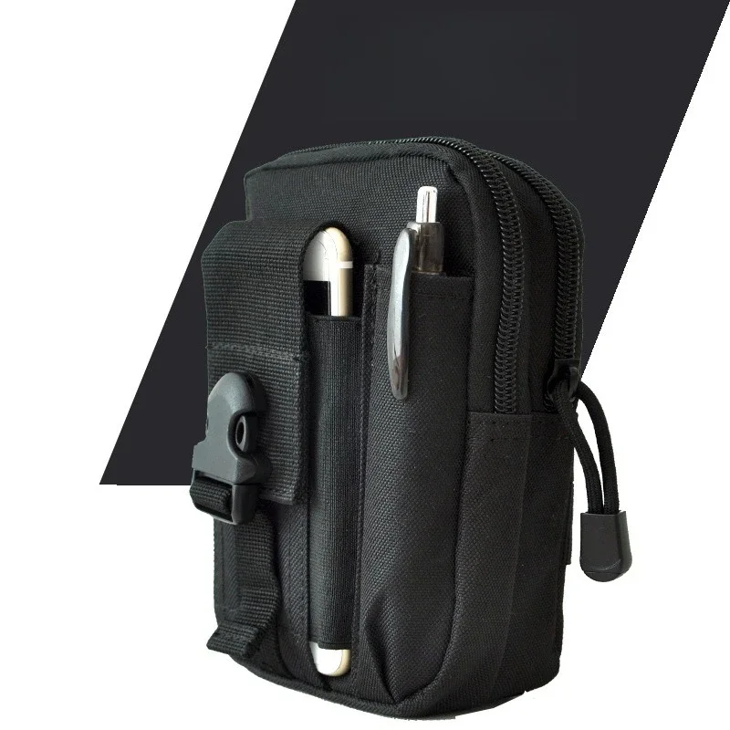 Riñonera táctica MOLLE con cinturón, bolsillo pequeño para hombre - imagen 2
