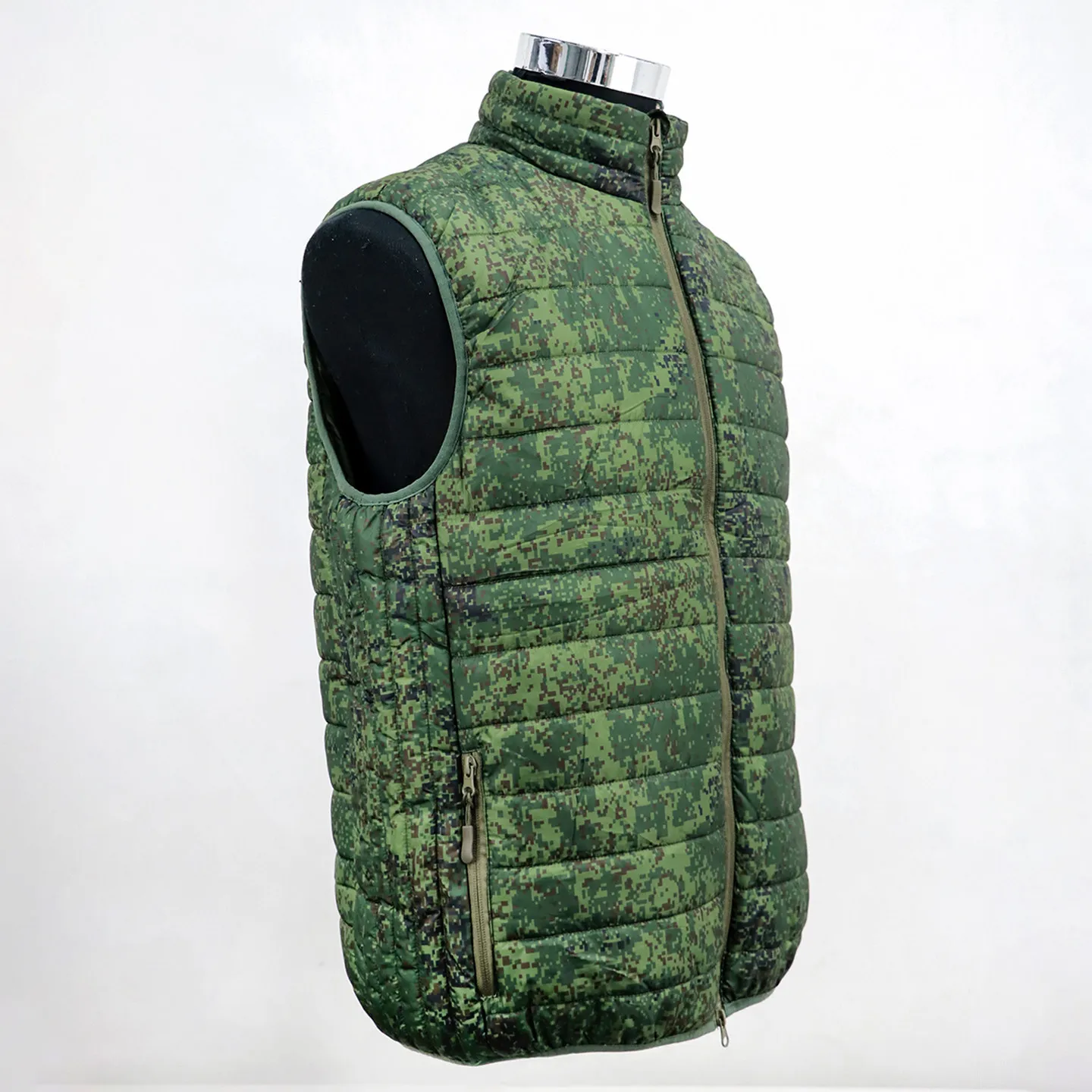 Chaleco táctico sin mangas de algodón cuello alto camuflaje ruso - imagen 3