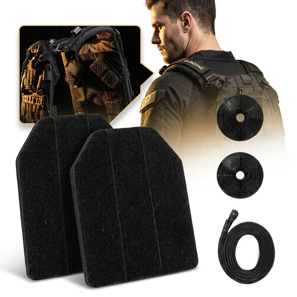 Almohadillas chaleco táctico modulares con Velcro – Placa adaptadora MOLLE