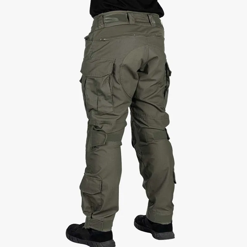 Uniforme táctico camuflaje verde resistente al desgaste, cargo