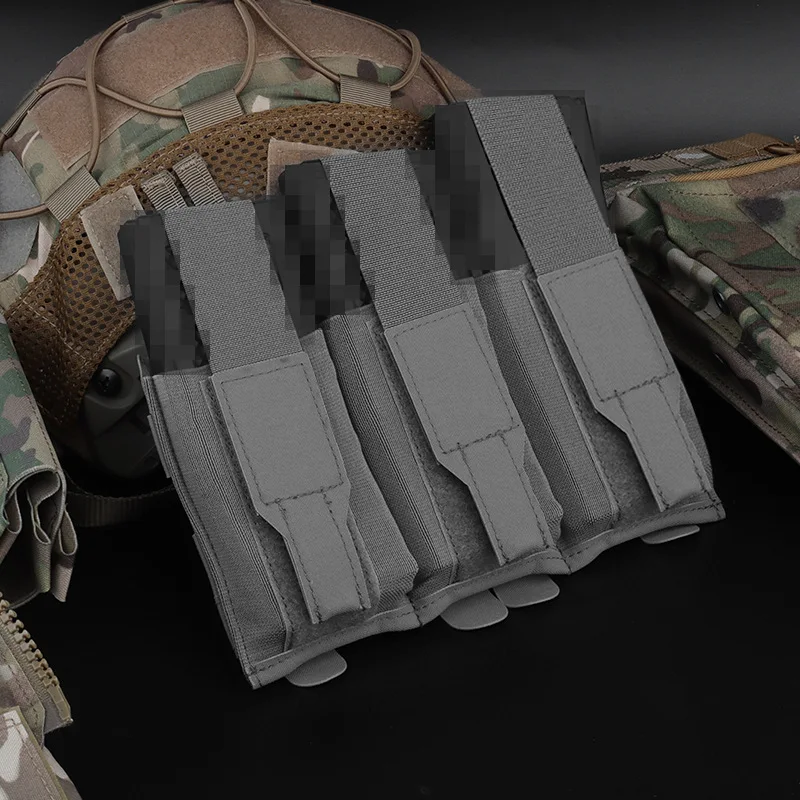 Portacargador Táctico Triple 5.56/7.62 MOLLE Rápido para Chaleco - imagen 3