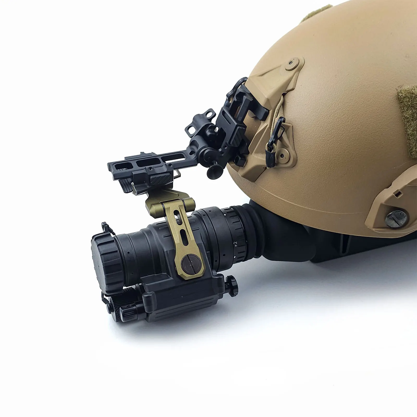 Soporte de casco NVG ultraligero metálico cola de golondrina rápido - imagen 5
