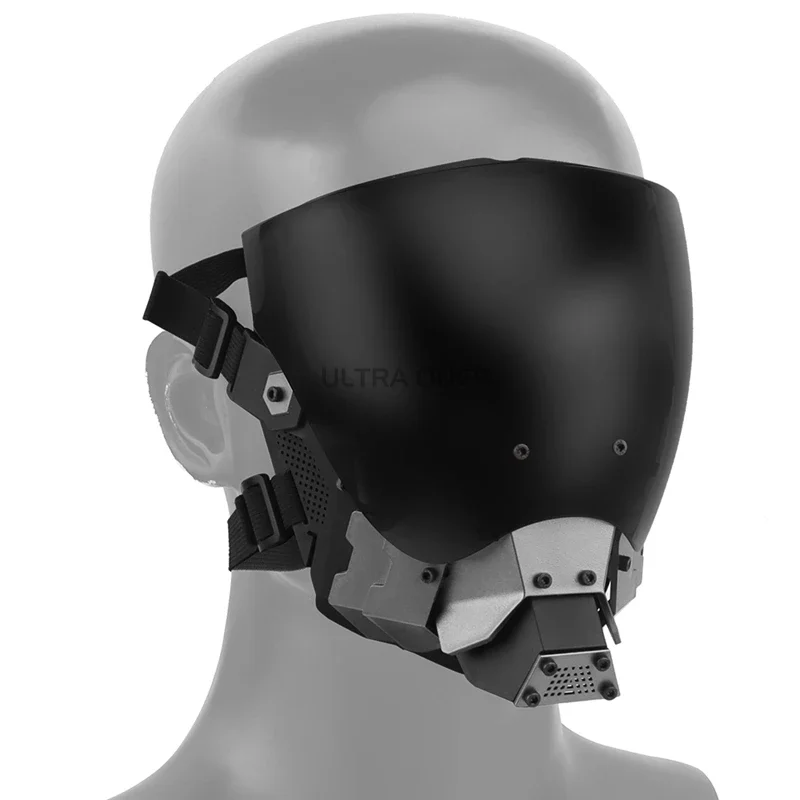 Máscara facial táctica antiniebla para airsoft - imagen 2
