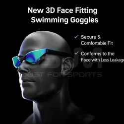 JSJM Gafas de natación profesionales con gorro, funda y toalla