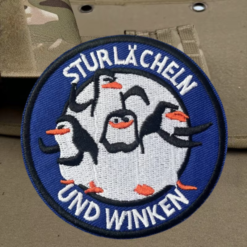 STURLACHELN UND WINKEN Parche táctico bordado adhesivo con velcro - imagen 4