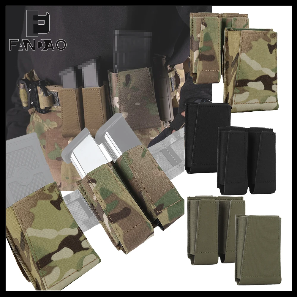 Bolsa táctica MOLLE para cargador de arma, doble multifuncional - imagen 4