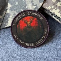 Tree Bandit parche táctico moral estampado con velcro gancho y bucle