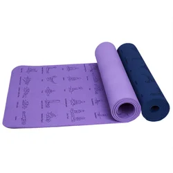Esterilla de yoga antideslizante TPE 183x61x0,6 cm Personalizada