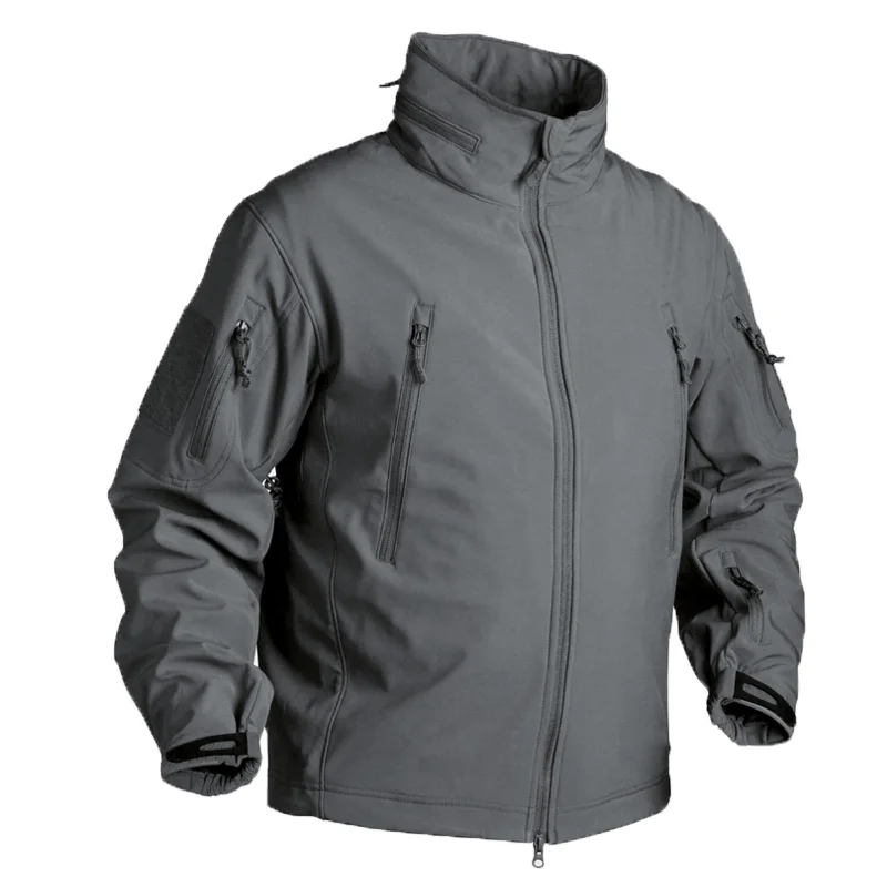 Chaqueta táctica impermeable hombre Multicam de forro polar cortavientos - imagen 3