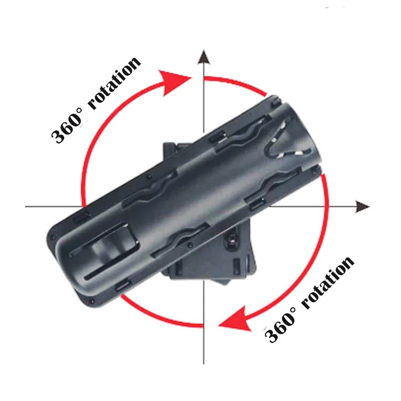 Funda táctica para bastón con sistema de rotación