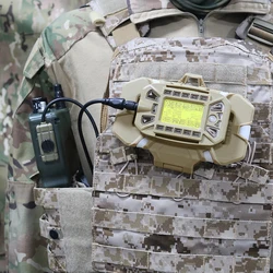 Controlador walkie-talkie táctico PRC152 KDU ficticio para cosplay