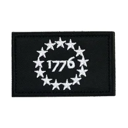 1776 Patriot USA parche táctico MOLLE con Velcro para mochila