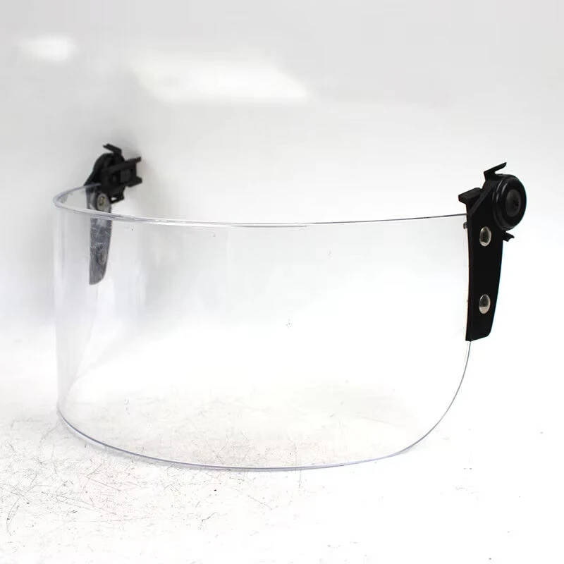 Máscara facial táctica transparente antiviento para casco airsoft - imagen 3