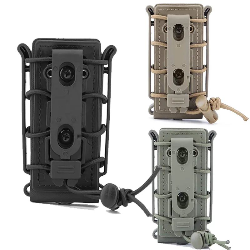 Juego de funda Kydex MOLLE-LOK con clip cintura y porta cargadores - imagen 5