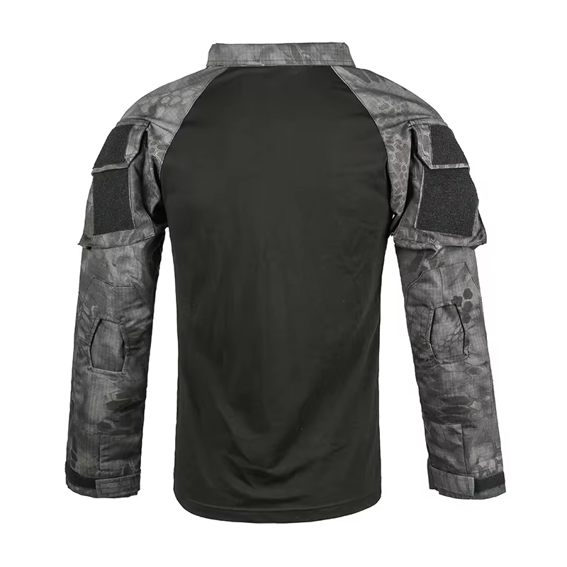 Corte y tejido camuflaje