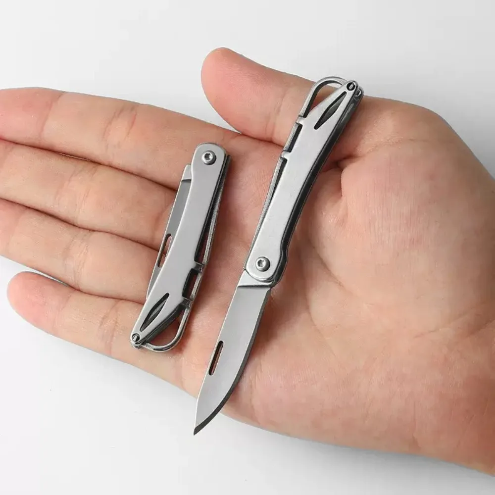 Cuchillo plegable de acero inoxidable para filetear carne y pesca - imagen 5