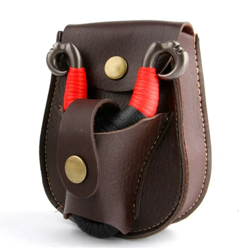 Bolsa Tirachinas Porta Bolas Acero Cincho Caza Táctica - imagen 2