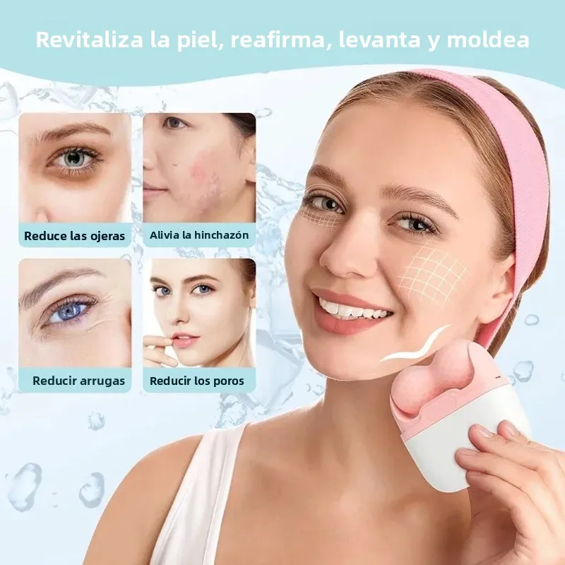 Masajeador facial con rodillos de hielo para rejuvenecimiento - imagen 3
