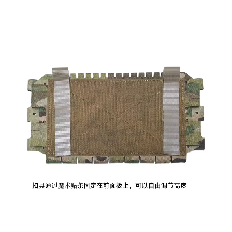 Vista lateral del panel montado