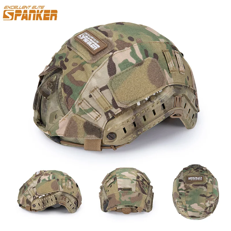 Cubierta de casco táctico camuflaje para Airsoft y Paintball - imagen 2